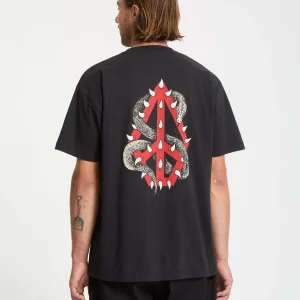 T-Shirt Snake Peace - Black