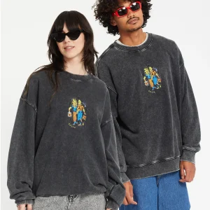 Sweatshirt Bob Mollema - LIGHT ACID BLACK