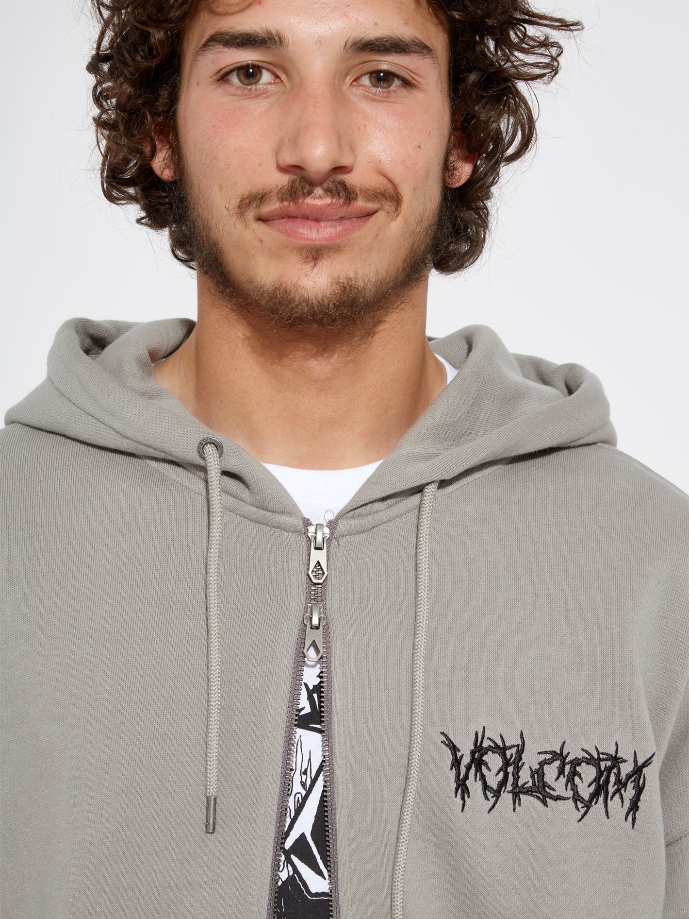 Sweat à capuche zippé Issanka - DUSK GREY – Image 4