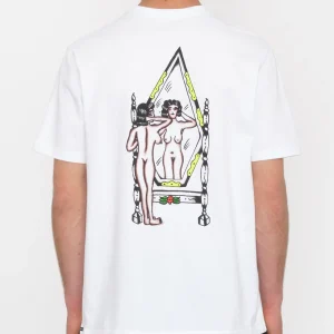 T-shirt Lintell Mirror - WHITE