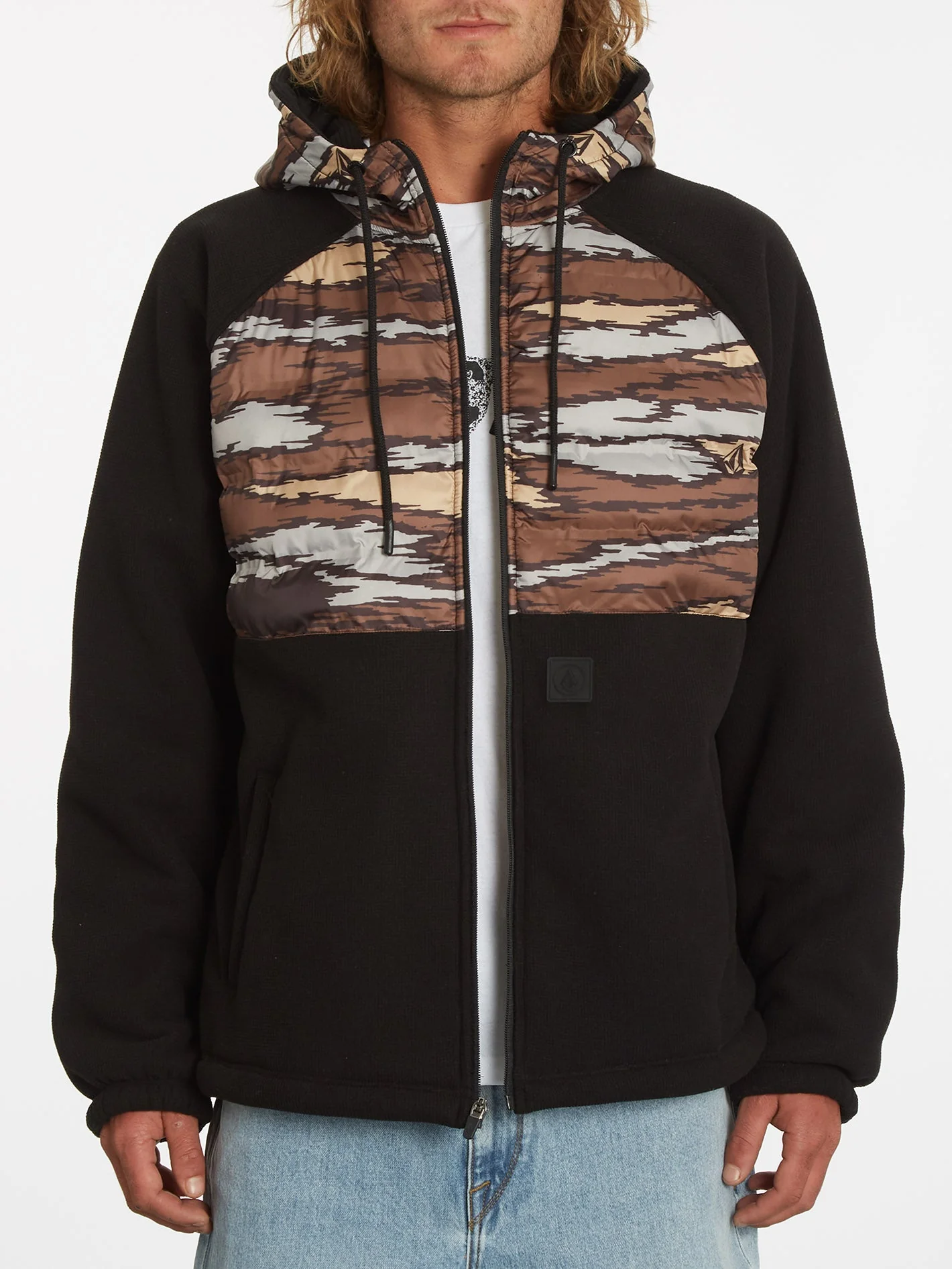 Sweat à capuche zippé Muzzer Tripper - BARK BROWN – Image 4