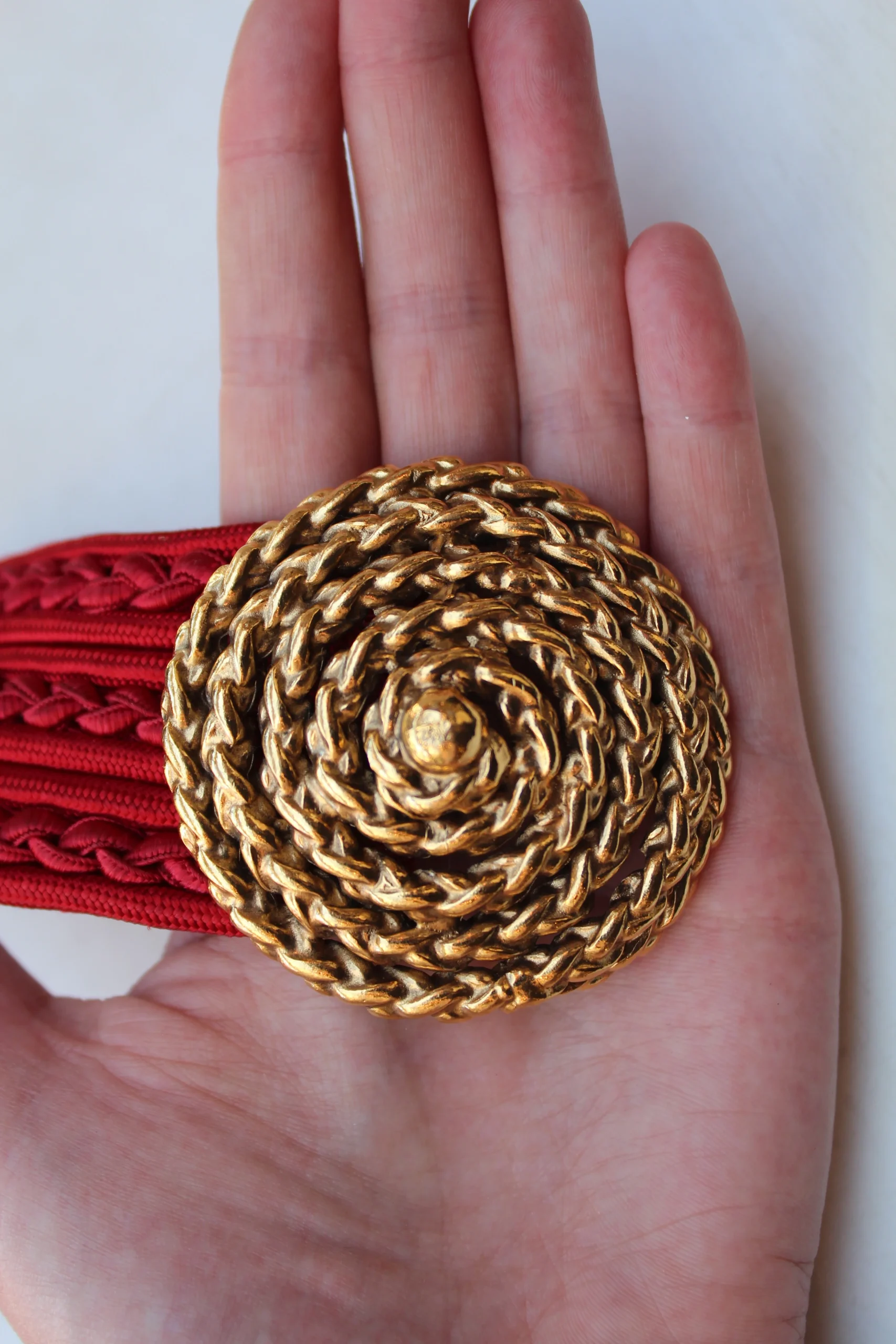 Ceinture en passementerie Yves Saint Laurent – Image 5