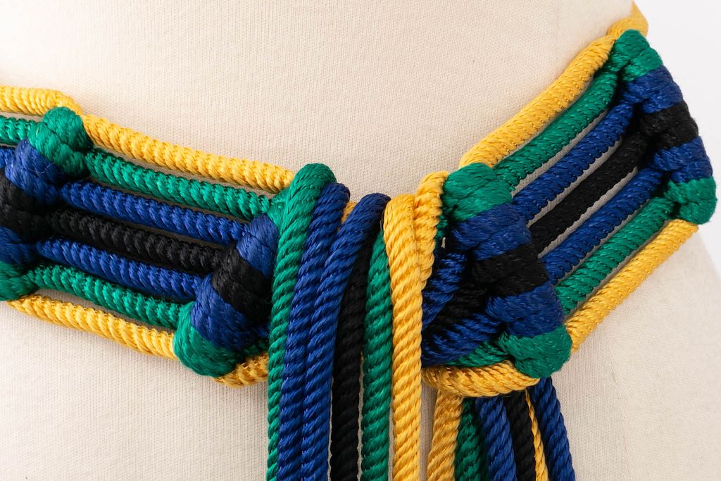Ceinture en passementerie Yves Saint Laurent – Image 4