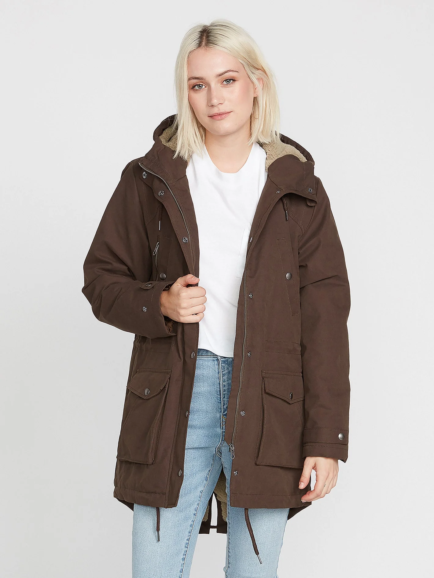 Parka Walk On By 5K - ESPRESSO – Image 4