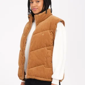 Veste doudoune Cord'N Puff - VINTAGE BROWN