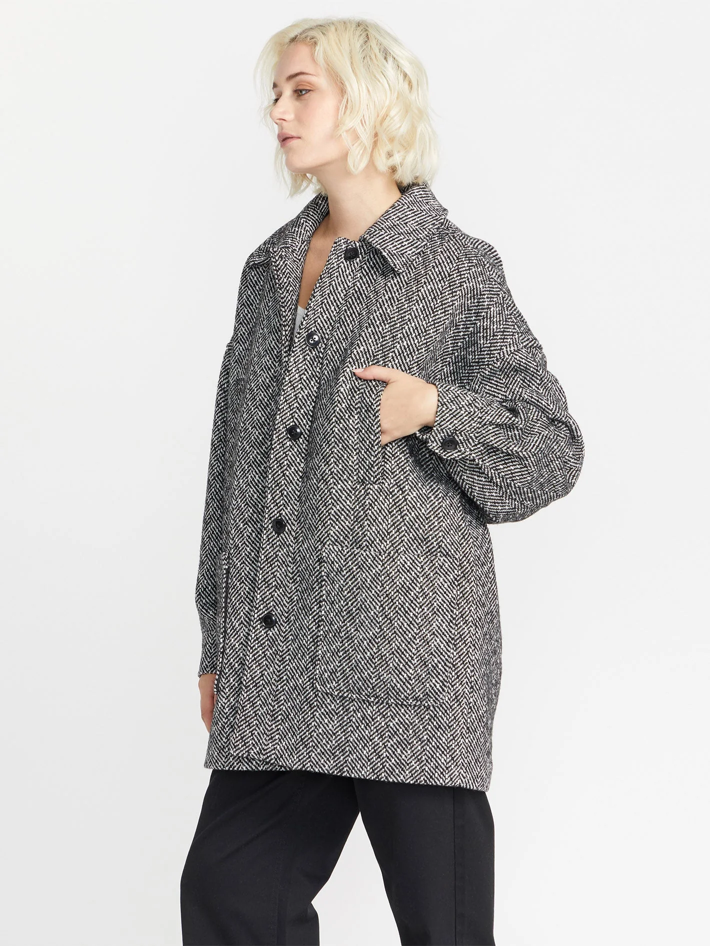 Manteau Beegy - HEATHER GREY – Image 5