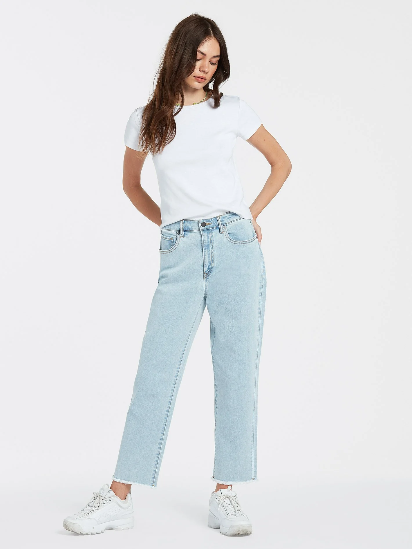 Jean Stone Step High Rise Denim - THRIFTER BLUE LIGHT