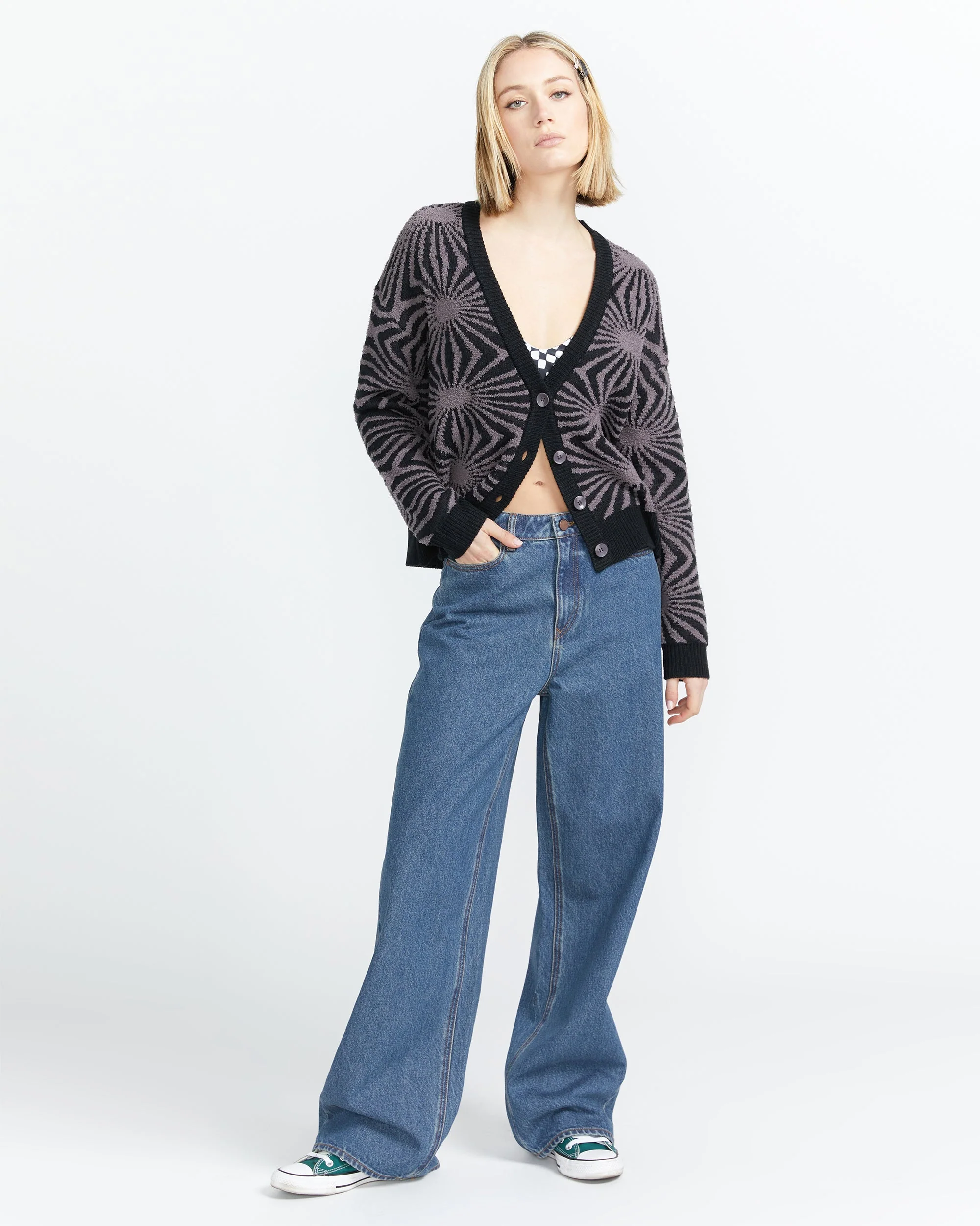 Jean Stoned High Rise - Indigo Ridge Wash – Image 4