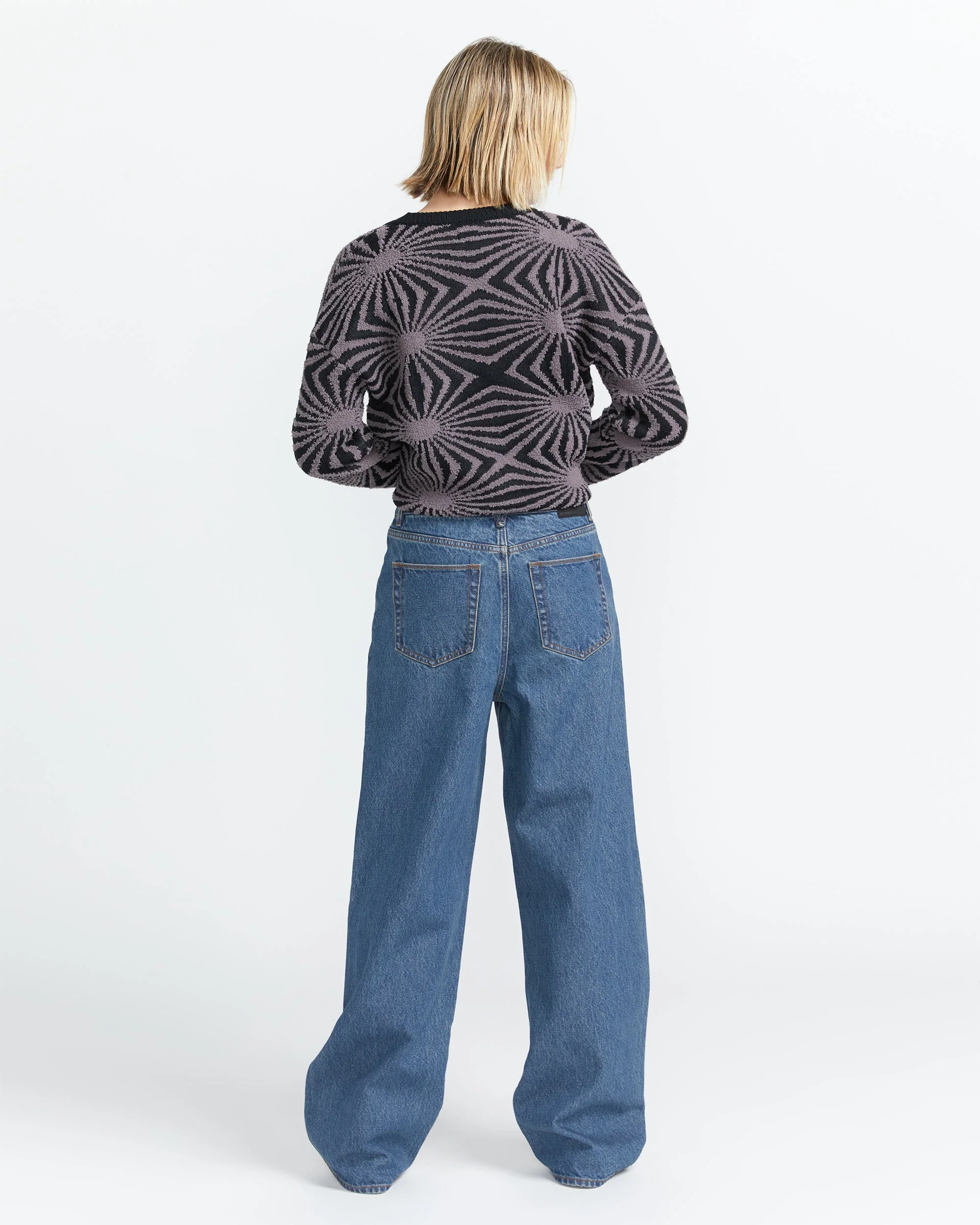 Jean Stoned High Rise - Indigo Ridge Wash – Image 5