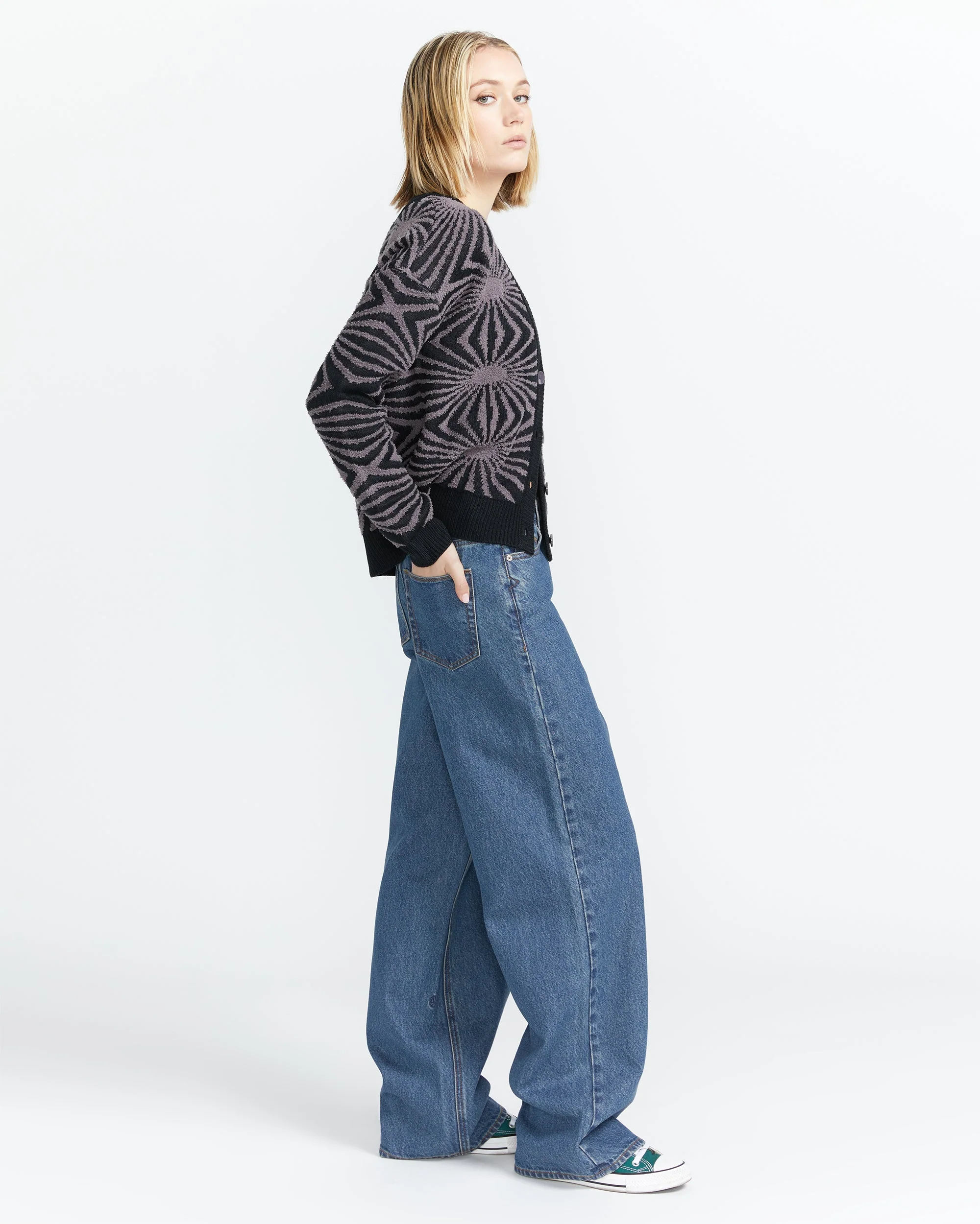 Jean Stoned High Rise - Indigo Ridge Wash – Image 6