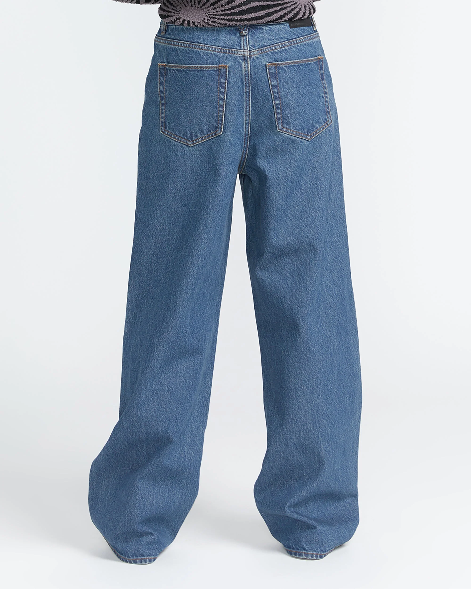 Jean Stoned High Rise - Indigo Ridge Wash – Image 3
