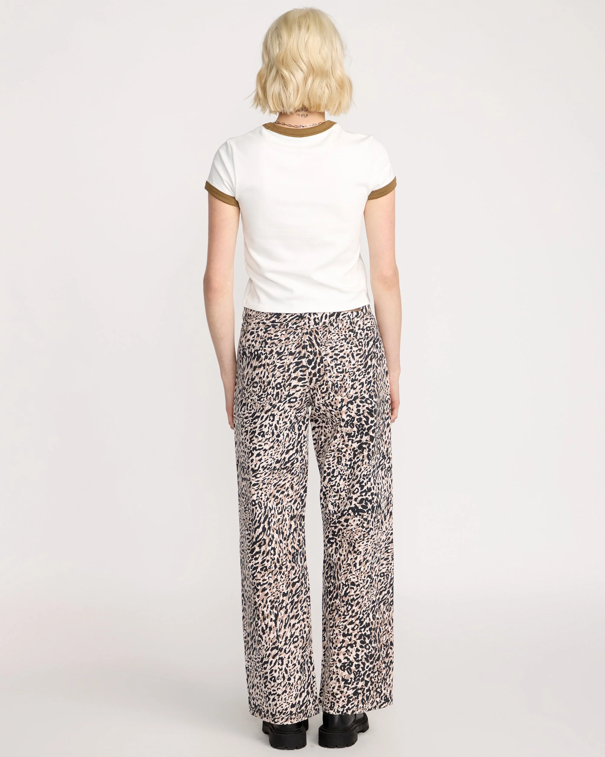 Jean Stoned Boyfriend Lowrise - Animal Print – Image 5