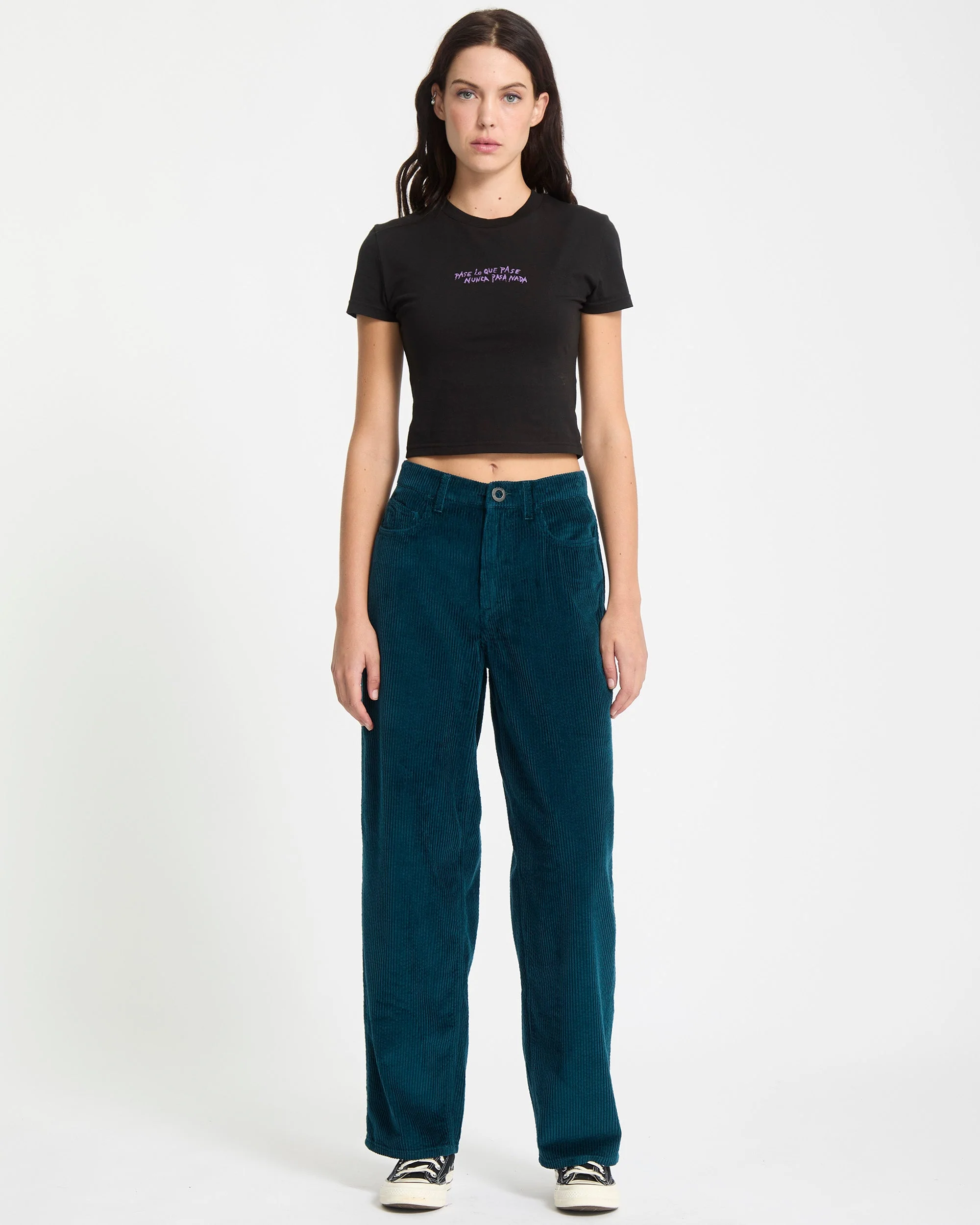 Pantalon En Velours Weellow II - Emerald Green – Image 4