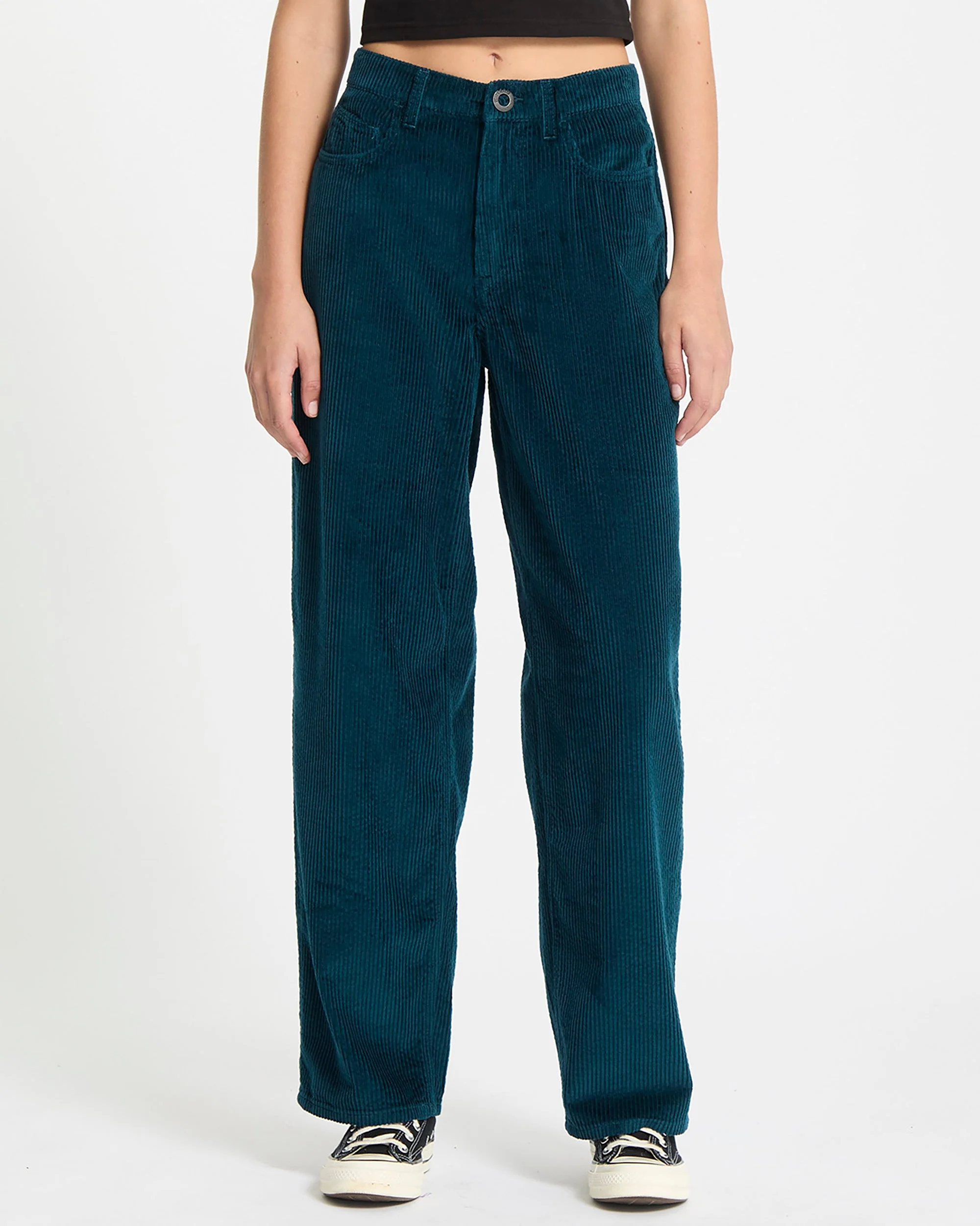 Pantalon En Velours Weellow II - Emerald Green – Image 2