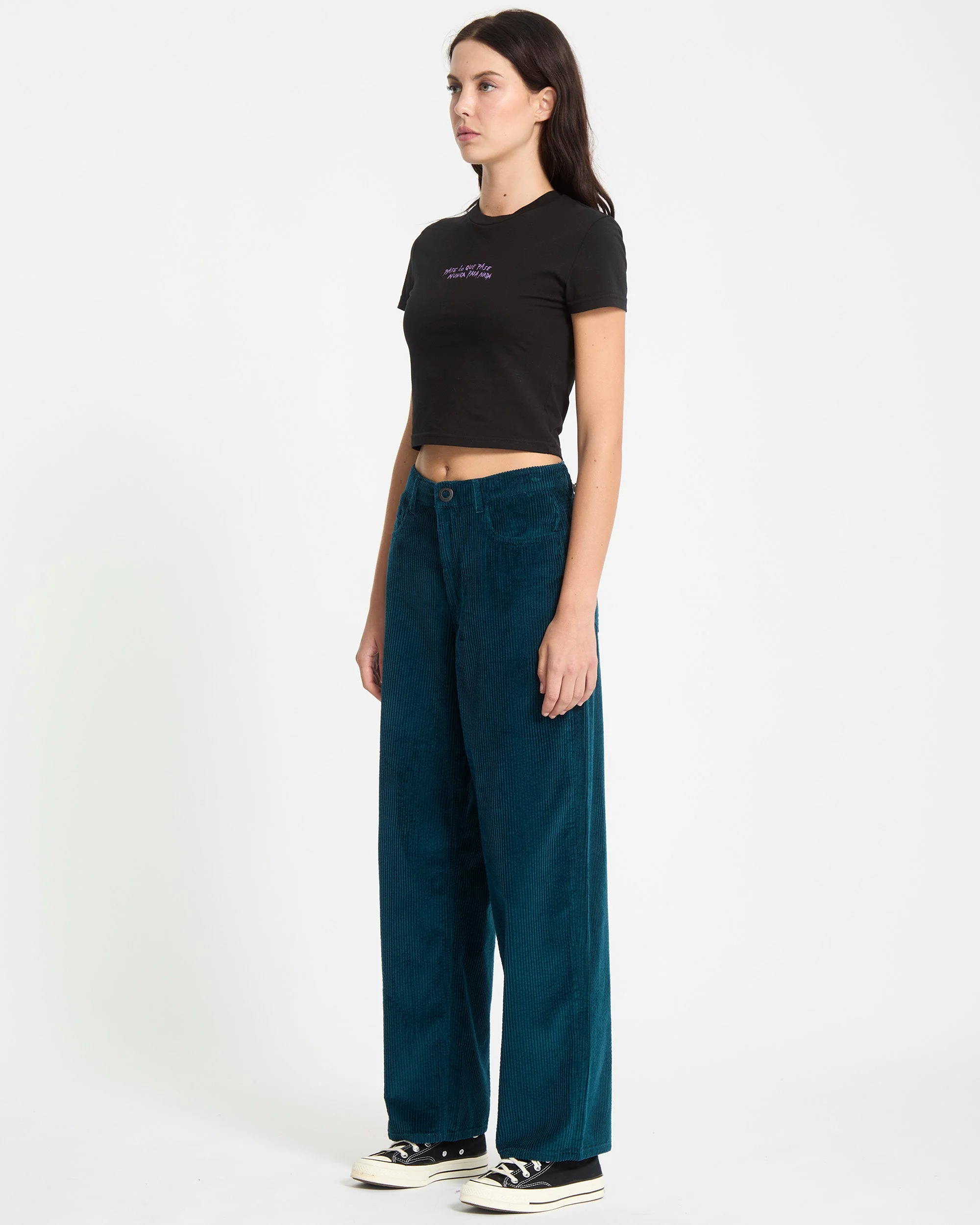 Pantalon En Velours Weellow II - Emerald Green – Image 8