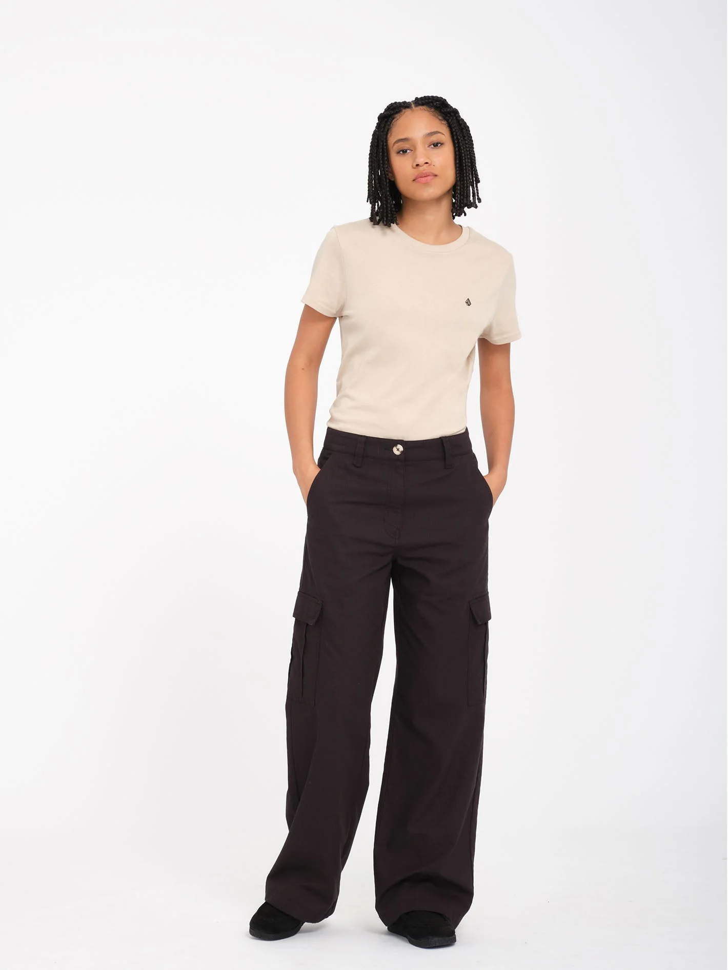 T-shirt Stone Blanks - LIGHT KHAKI – Image 3