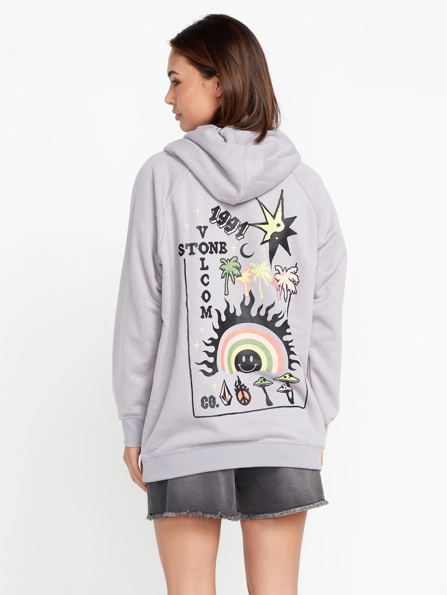 Sweat à capuche Truly Stoked Boyfriend - MOONBEAM – Image 6