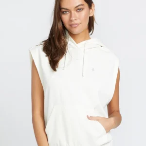 Sweat à capuche sans manches - STAR WHITE