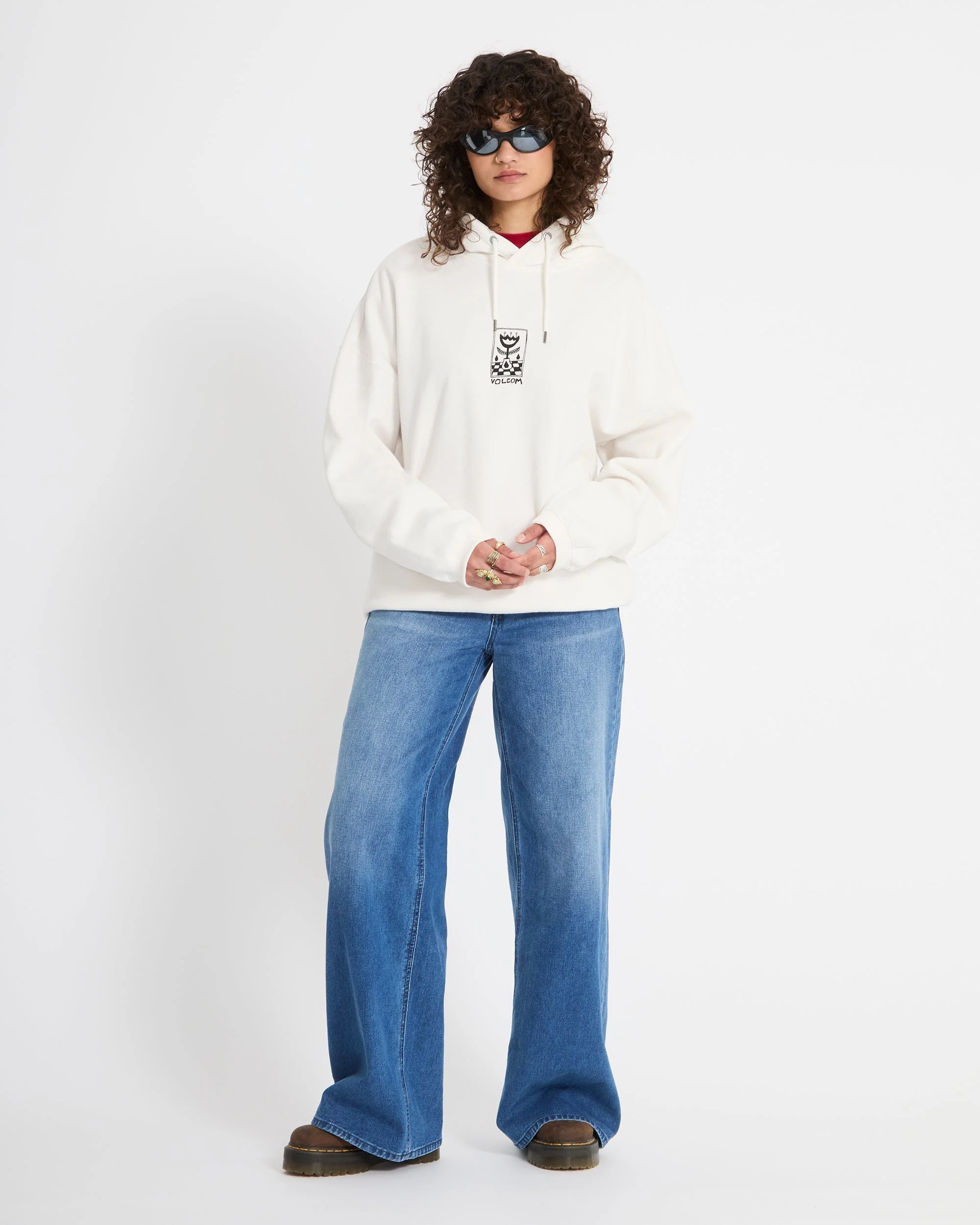 Sweat à capuche Radical Daze Up - Off White – Image 9