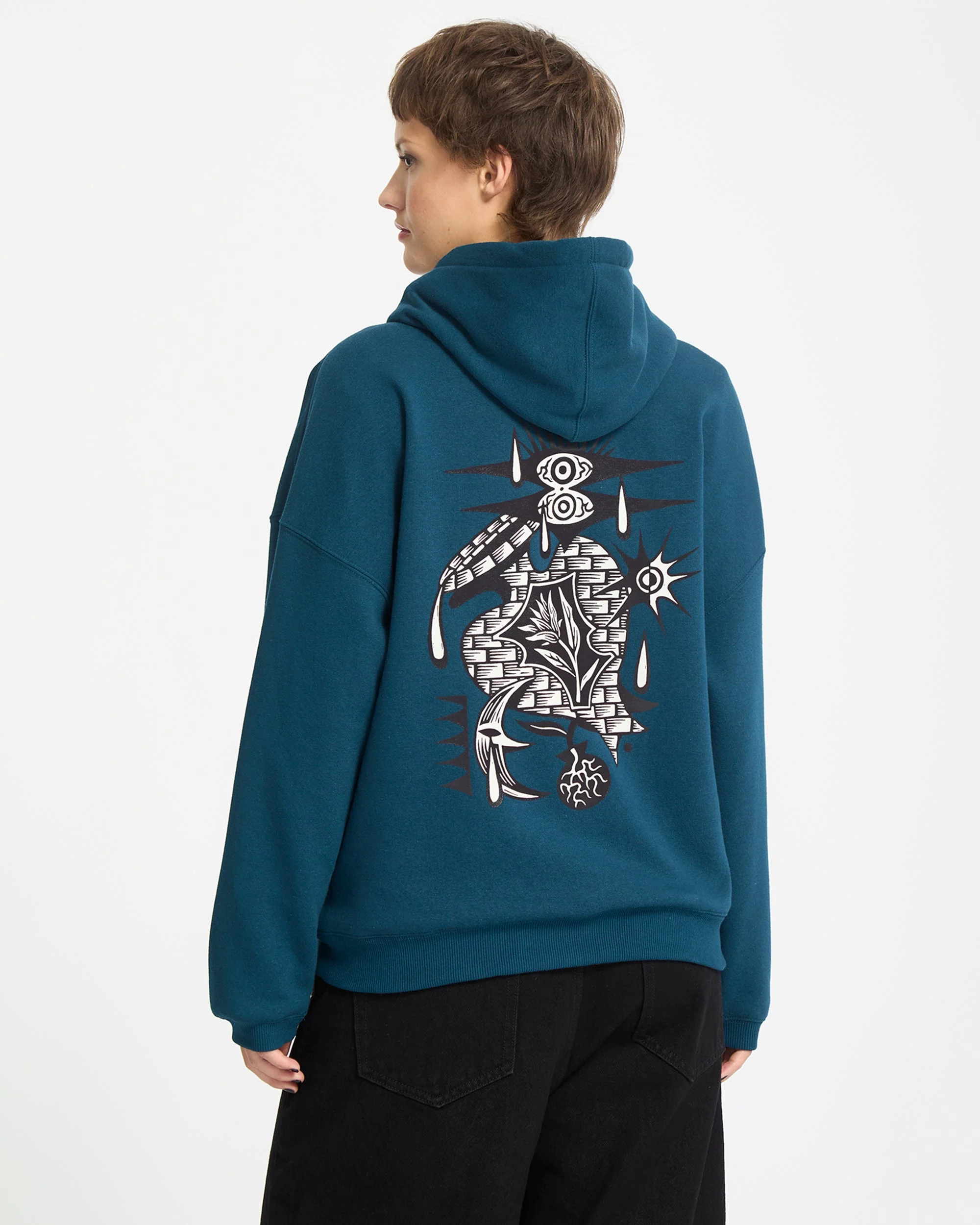 Sweat À Capuche Vaderetro - Emerald Green – Image 2