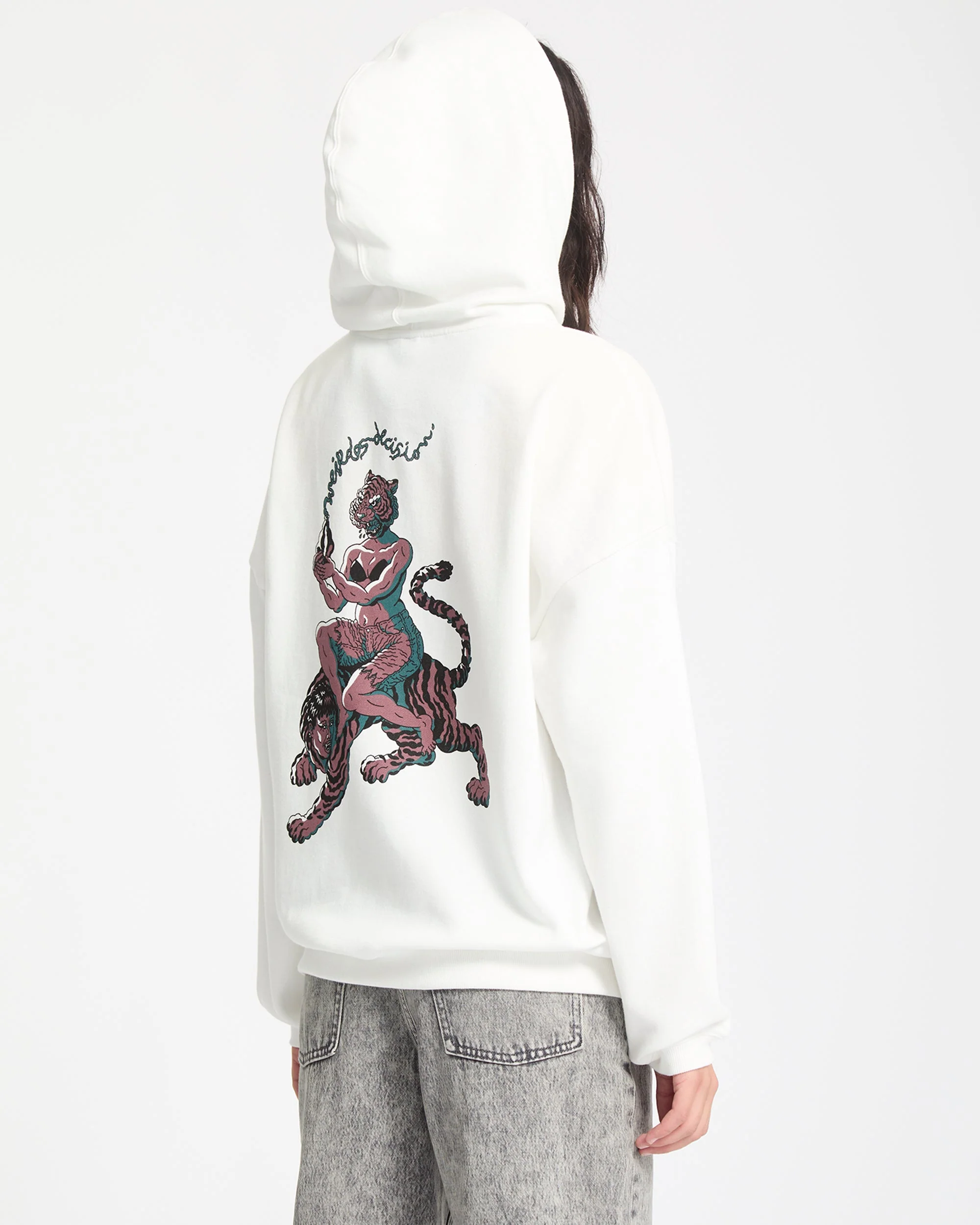 Sweat À Capuche Radical Daze - Star White