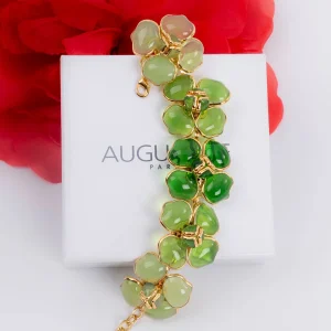 Bracelet en pâte de verre Augustine
