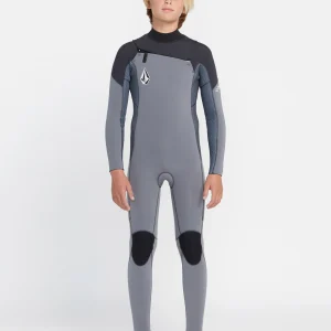 Combinaison de surf Modulator 4/3Mm manches longues zippée poitrine - CHARCOAL - (ENFANT)