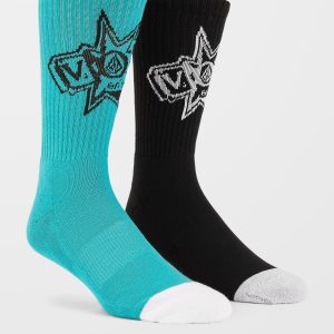 Chaussettes Volcom Ent - TEMPLE TEAL