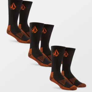 Chaussettes Volcom Workwear (3 paires) - Black