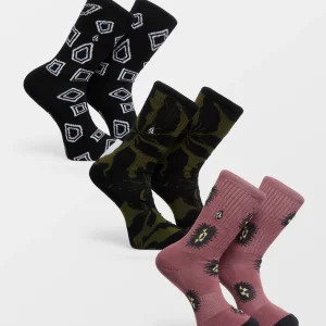 Chaussettes Print Mixer (3 paires) - Multi