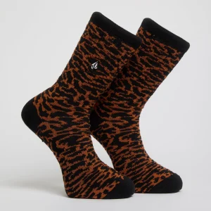 Chaussettes Utopias - Brown Horn