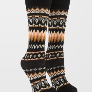 Chaussettes Not Fairisle - VINTAGE BLACK