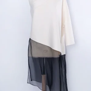 Top asymétrique Christian Dior