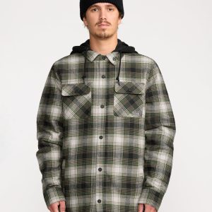 Veste Flannel Insulated Kenson - Black Green