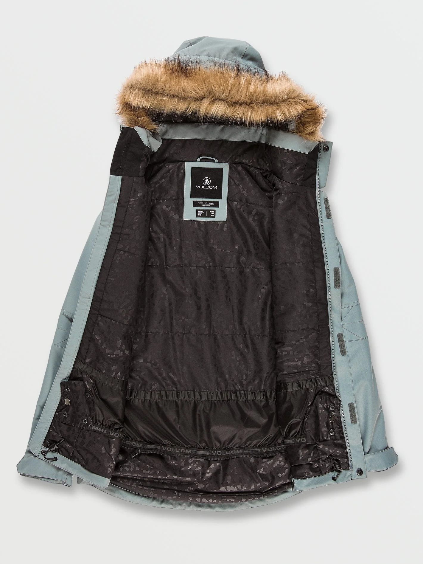 Veste de snow Fawn Insulated - Green Ash – Image 6