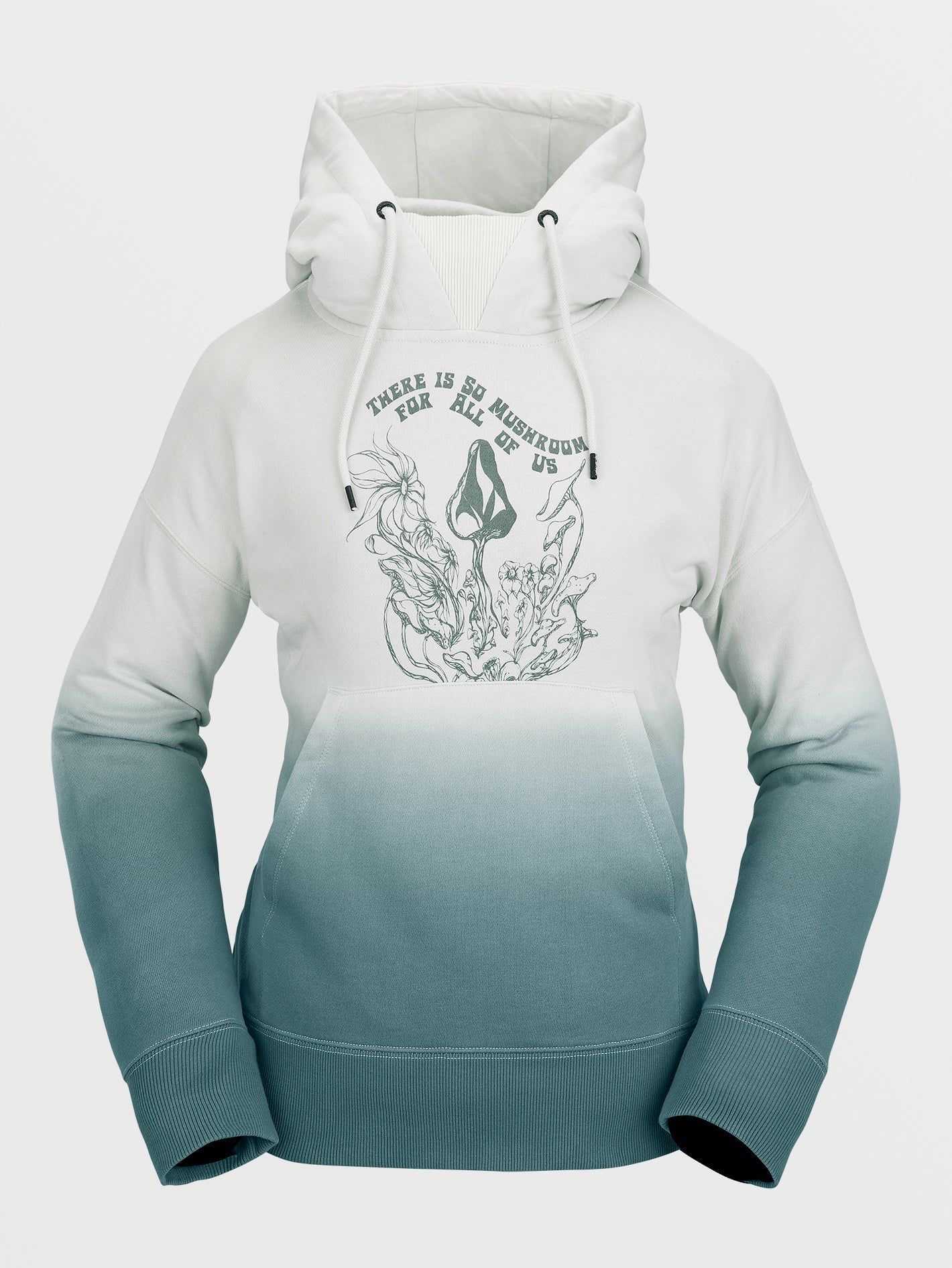 Sweat à capuche Vol Peak Fleece - Green Ash
