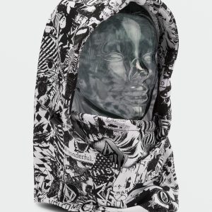 Capuche Hydro Fleece Hood Thingy - Black White