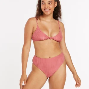 Bas de maillot Simply Rib Retro - DUSTY ROSE