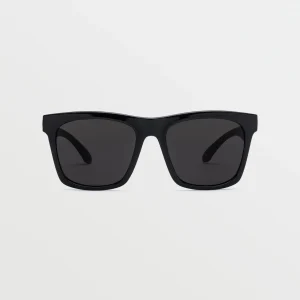 Lunettes de soleil Jewel Gloss Black (Verres gris) - GRAY