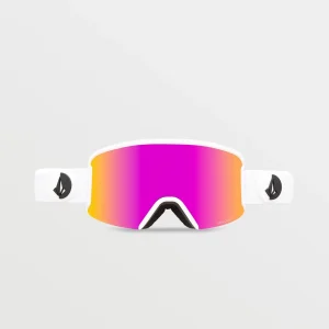 Masque de snow Garden Matte White - Pink Chrome