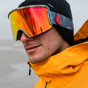 Masque de snow Cloudwash Camo (+ écran bonus Yellow Chrome) - RED CHROME