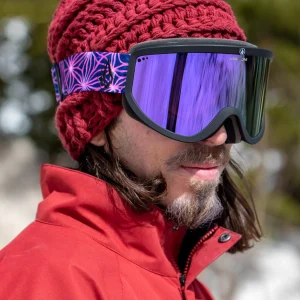 Masque de snow Footprints Mike Ravelson (+ écran bonus Yellow Chrome) - PURPLE CHROME