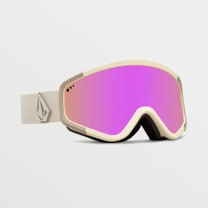 Masque de snow Attunga Khakiest/Sand (+ écran bonus Yellow Chrome) - PINK CHROME