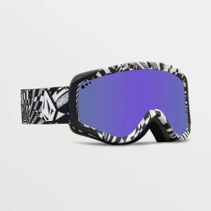 Masque de snow Attunga Youth Op Art (+ écran bonus Yellow Chrome) - PURPLE CHROME - (Enfant)