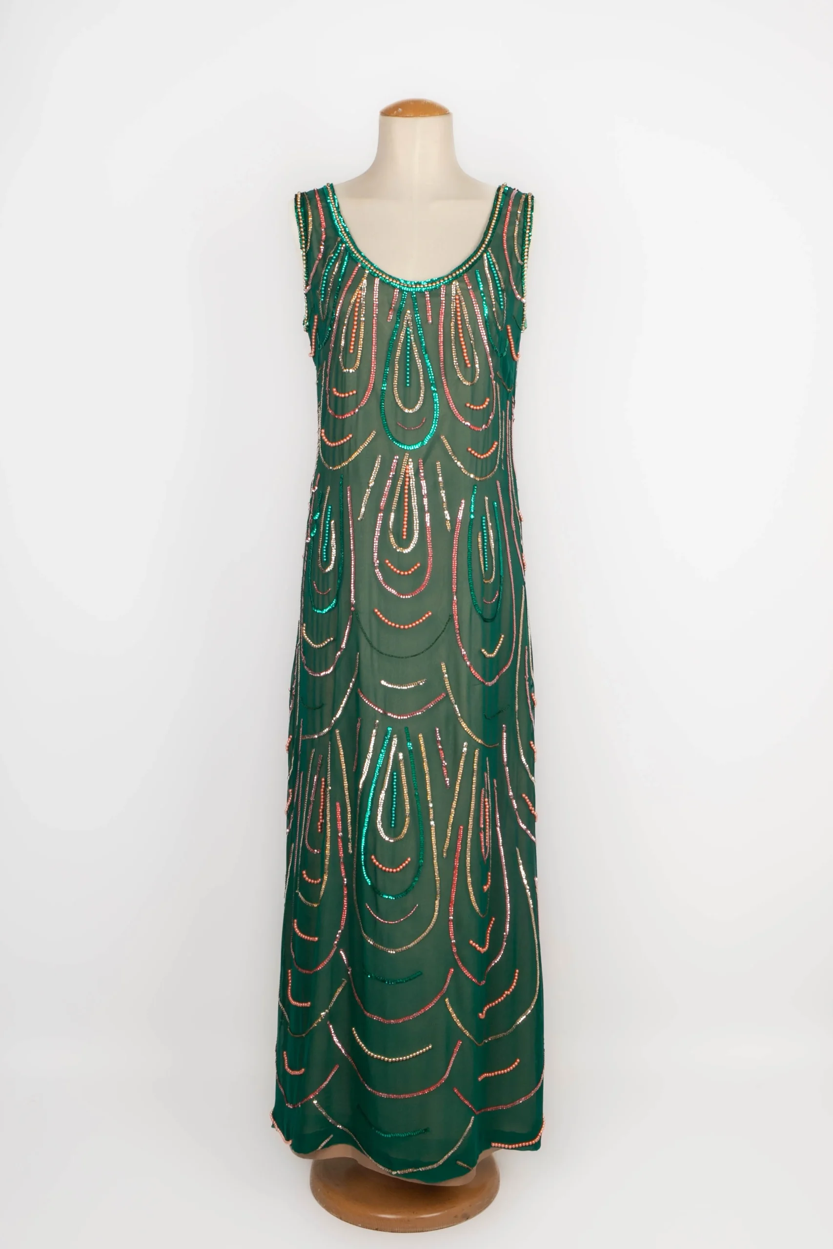 Robe en mousseline 1960's