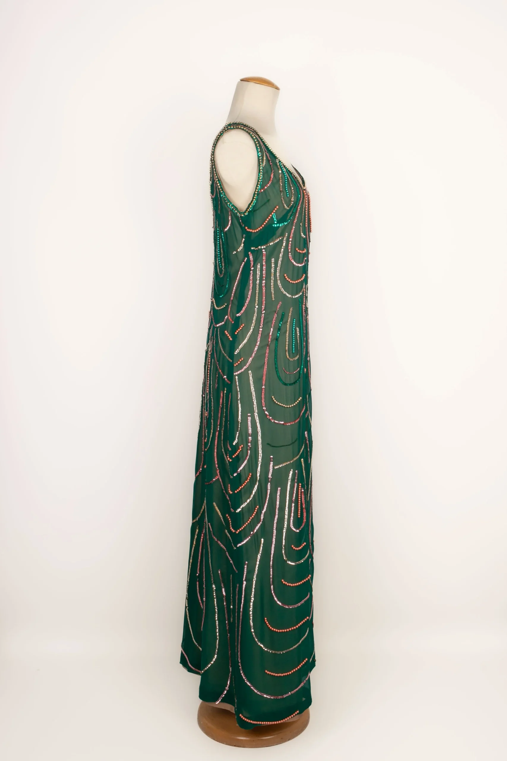 Robe en mousseline 1960's – Image 5