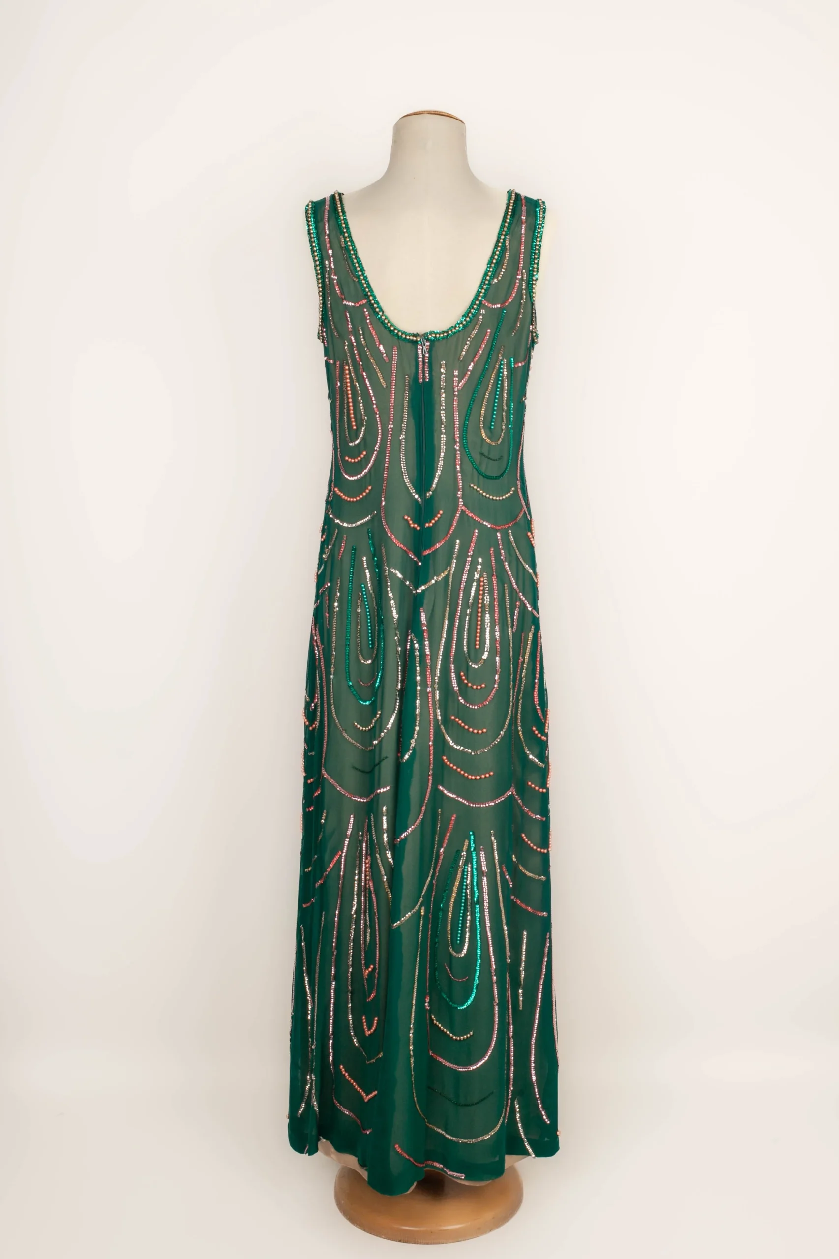 Robe en mousseline 1960's – Image 4