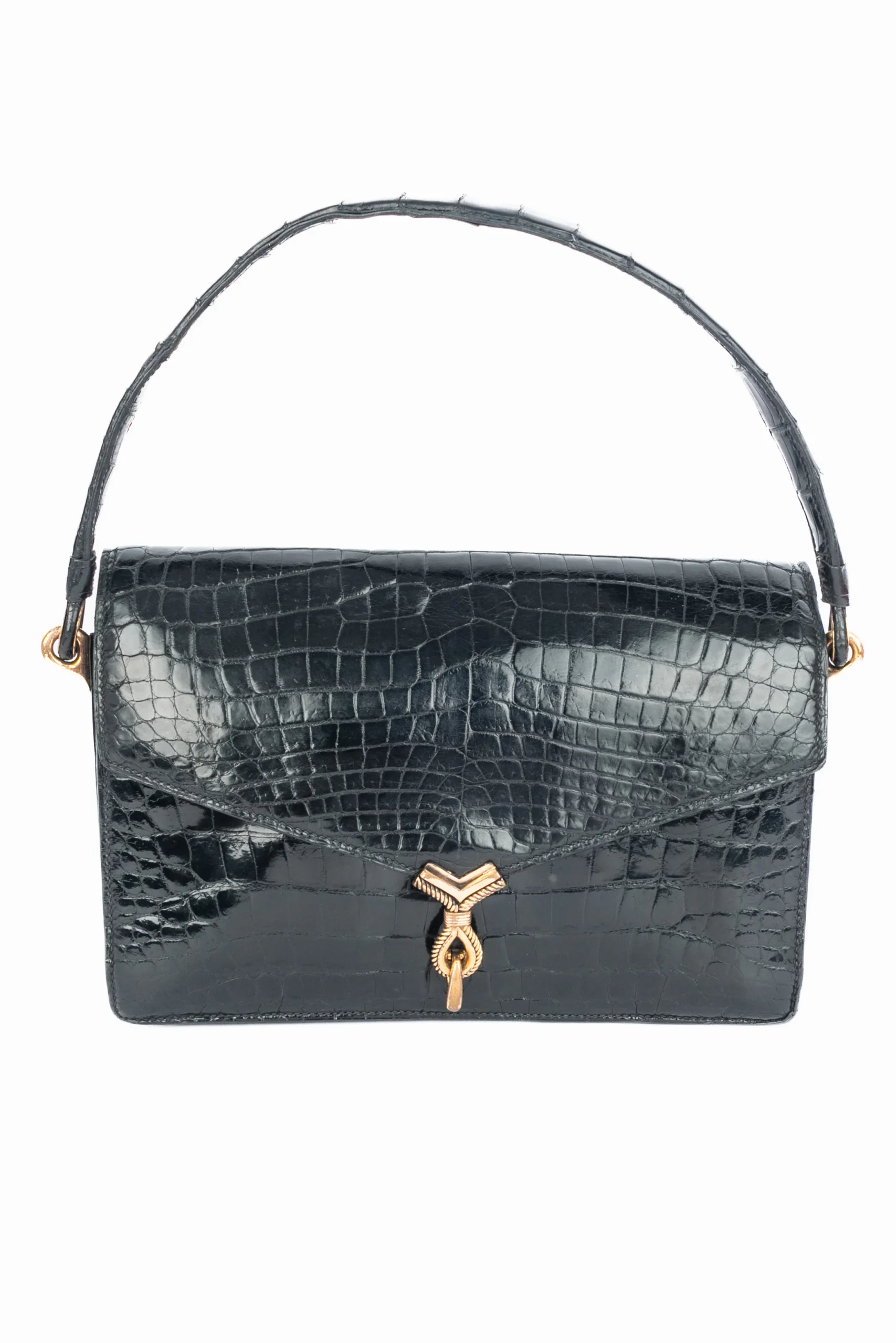 Sac "Cordeau" en crocodile Hermès – Image 3