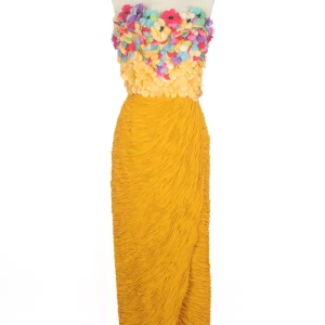 Robe fleuri Jean-Louis Scherrer Haute Couture Été 1991