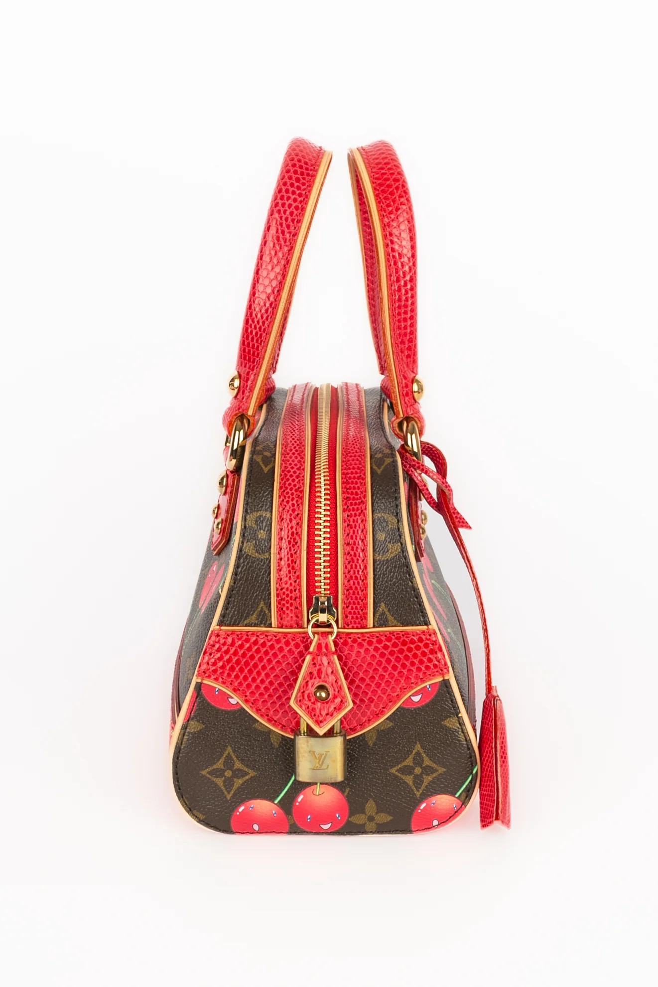 Sac Neo Deauville Cerises Louis Vuitton x Takashi Murakami 2005 édition limité – Image 7
